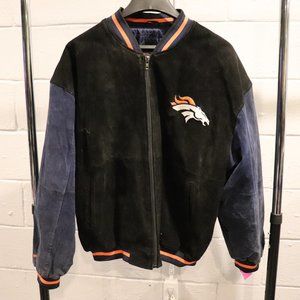 Men’s Broncos Suede Coat Game Day Jacket